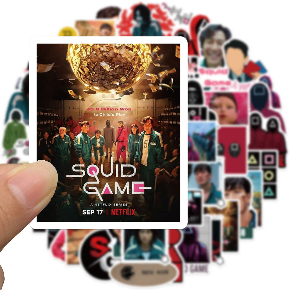 50pcs Squid Game Stickers