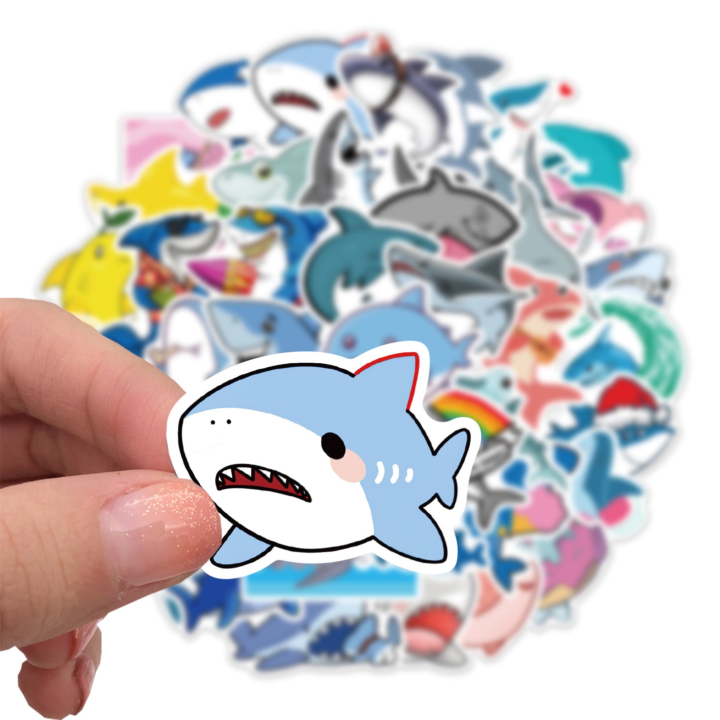 50pcs Shark 2 Stickers