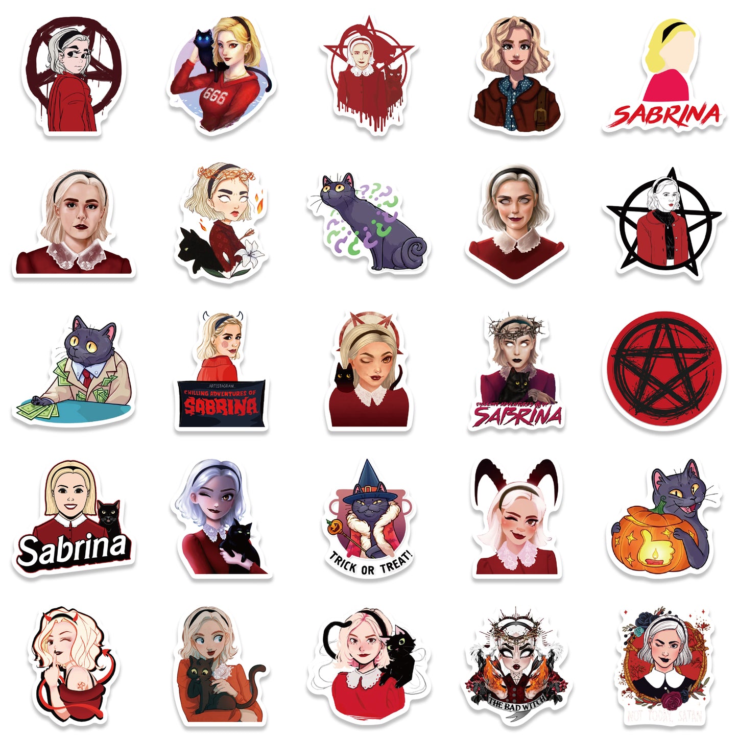 50pcs Chilling Adventures of Sabrina Stickers