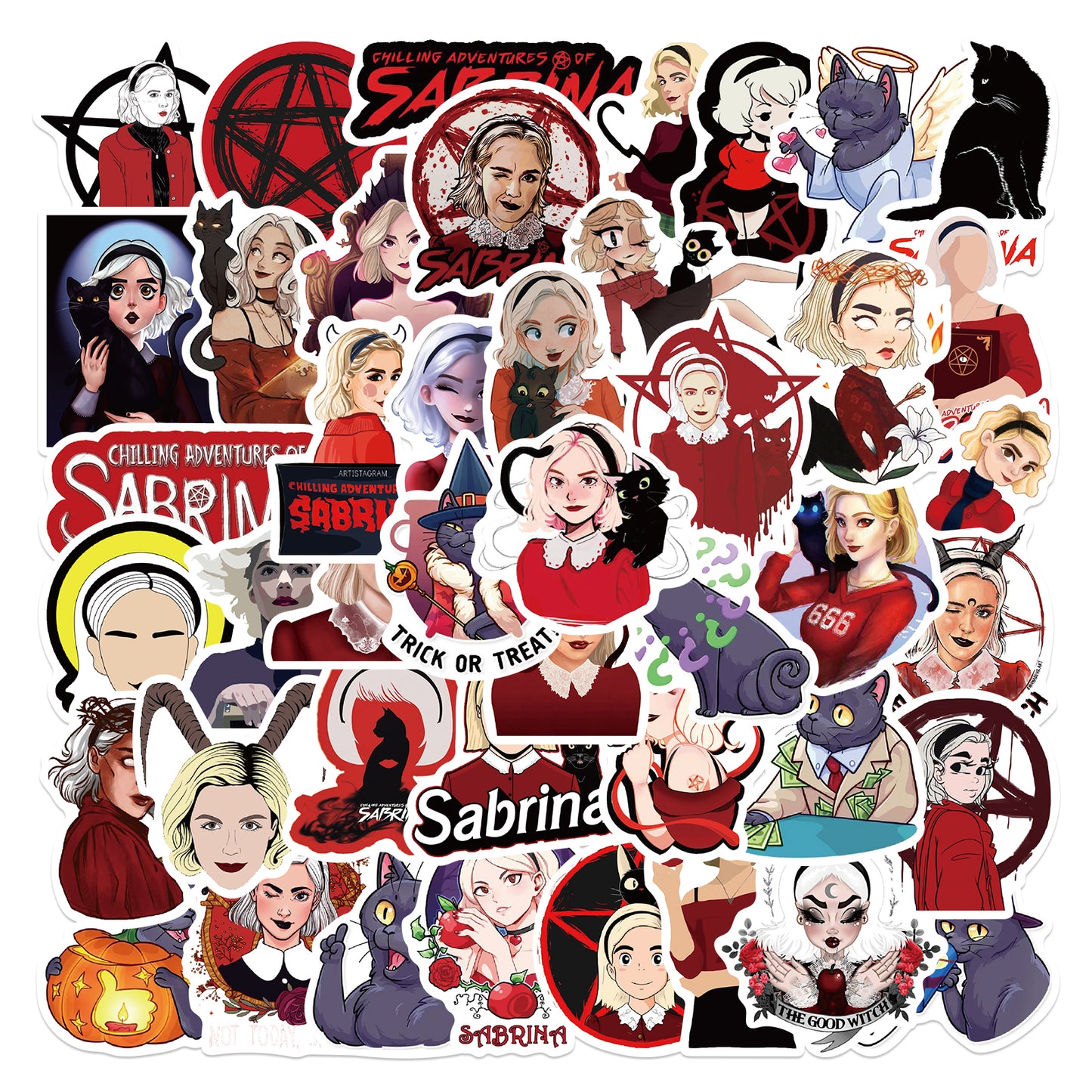 50pcs Chilling Adventures of Sabrina Stickers