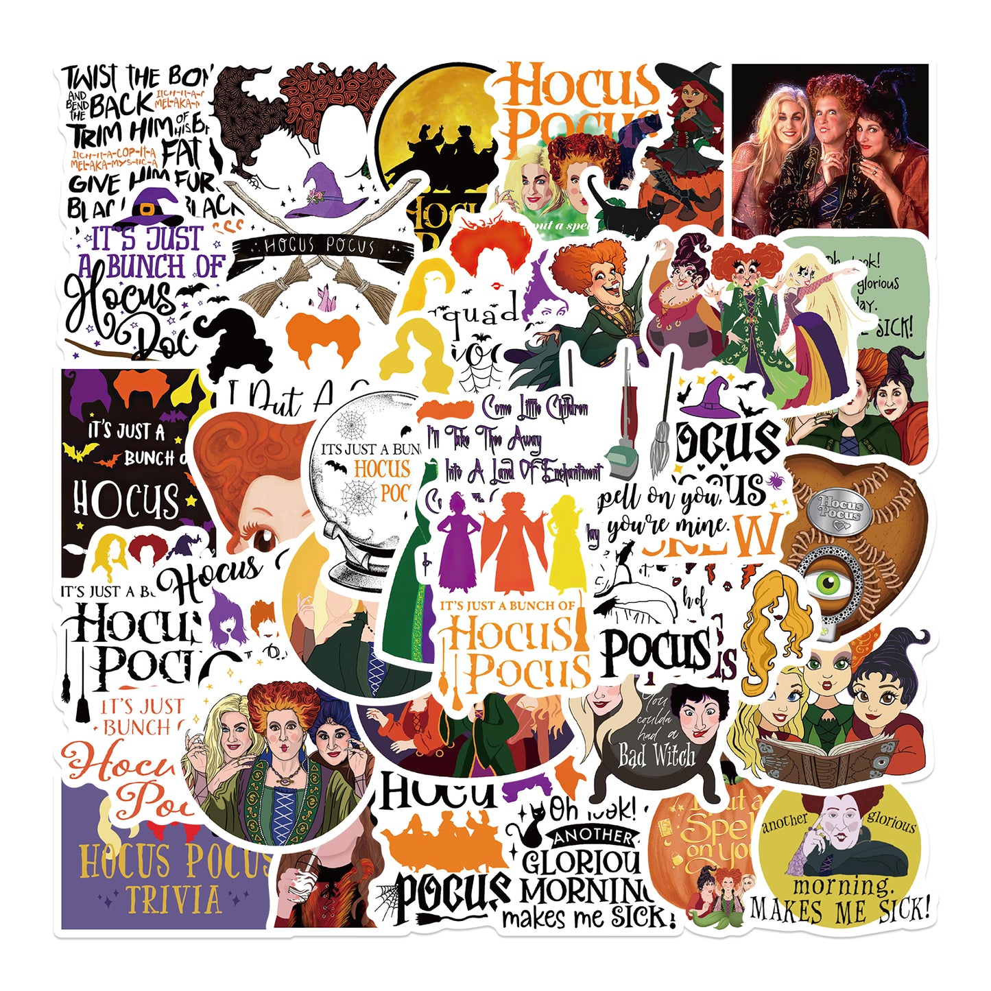 50pcs Hocus Pocus 1 Stickers
