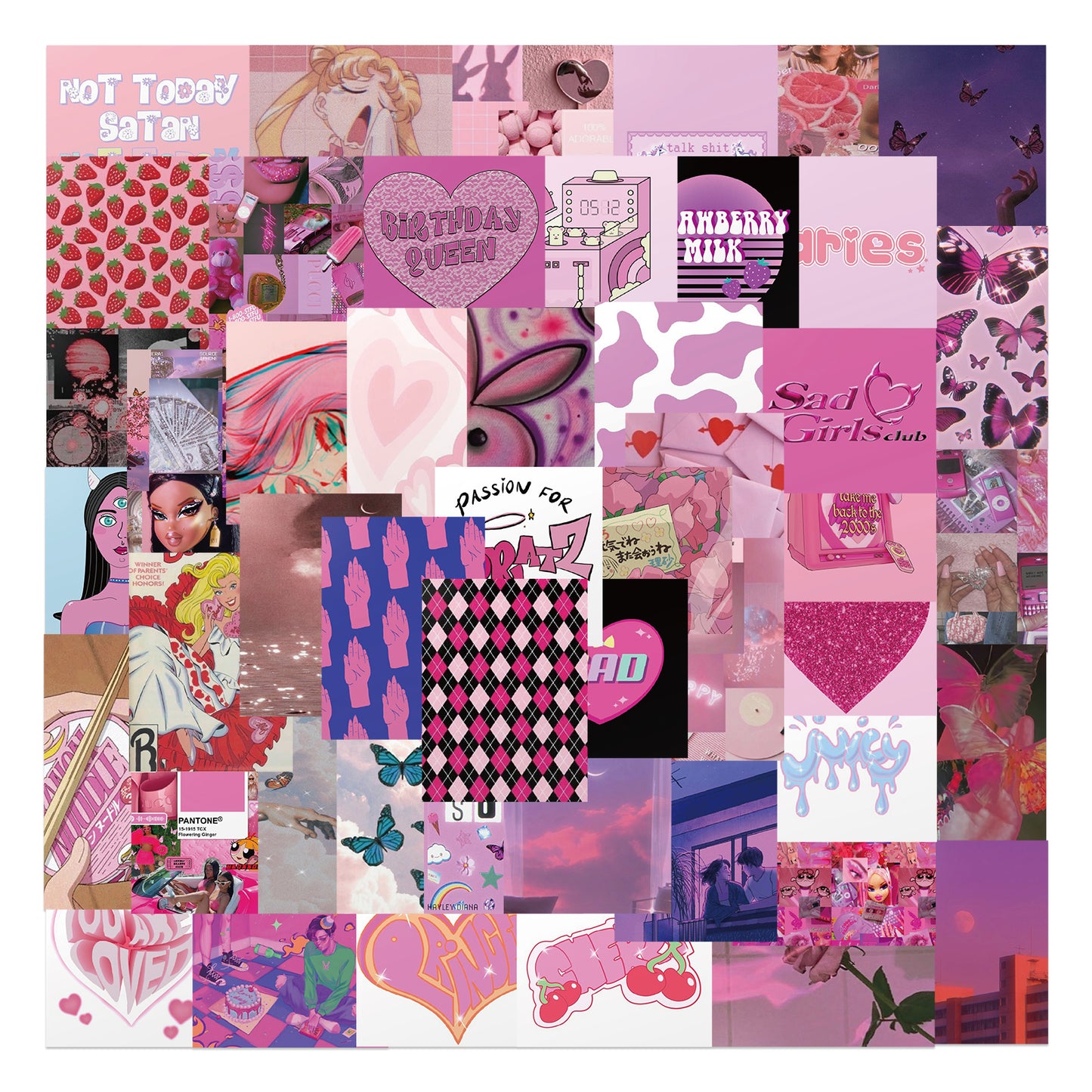 50pcs Girls Style 2 Stickers