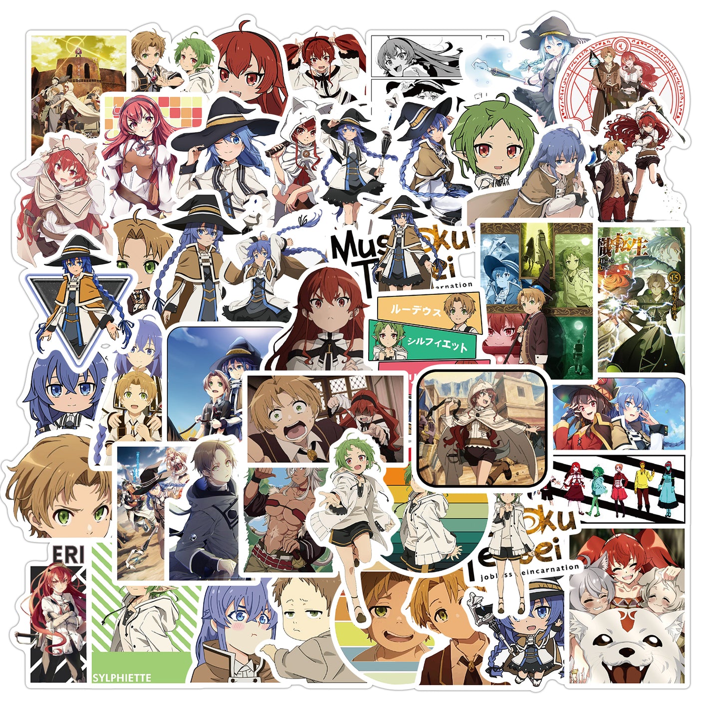 50pcs Mushoku Tensei Stickers