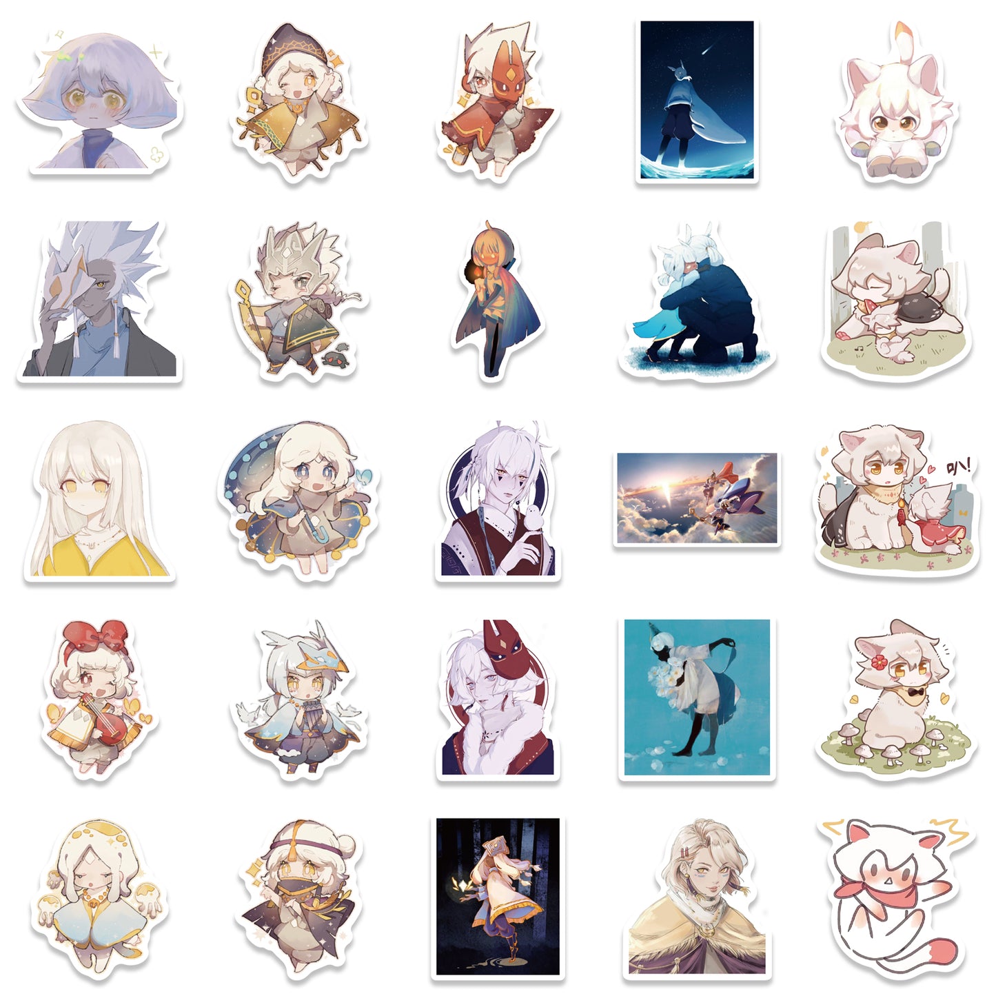 50pcs Sky Children of the Light Stickers
