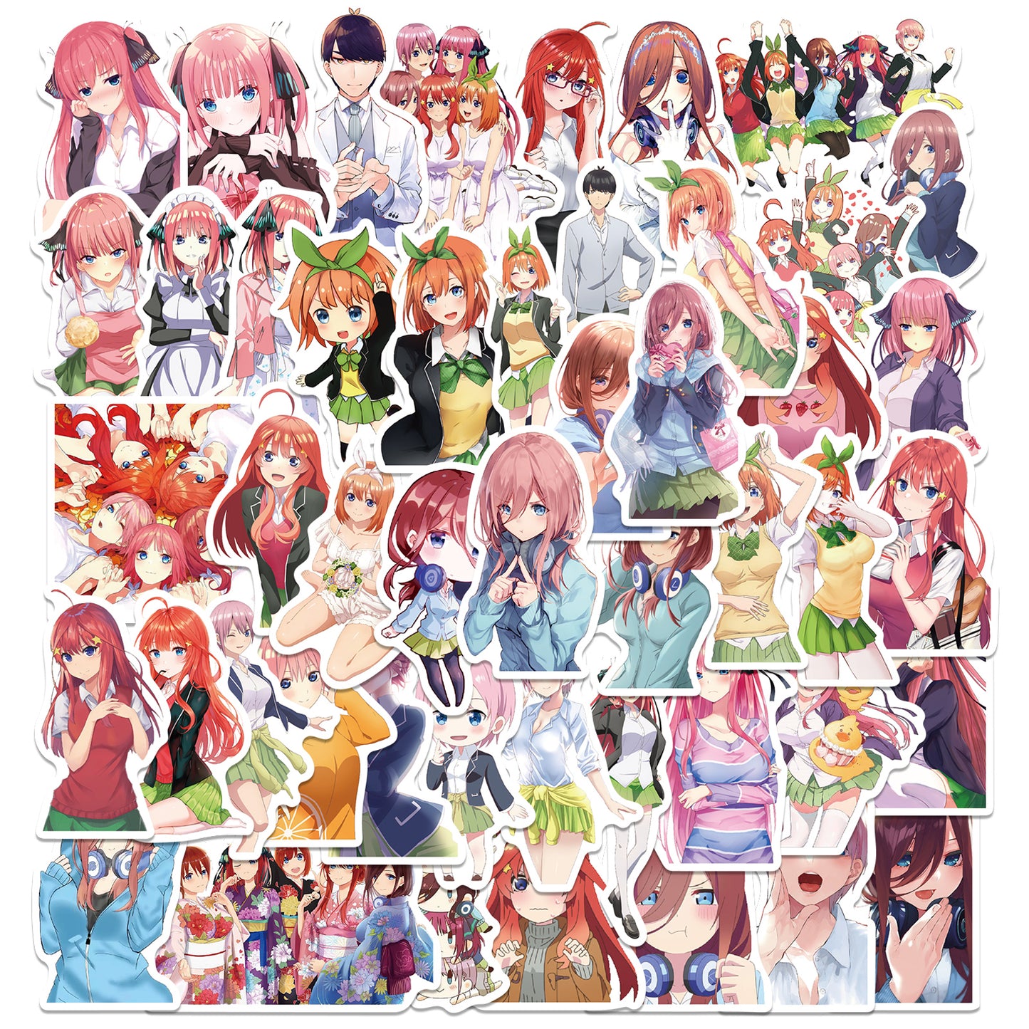 50pcs The Quintessential Quintuplets Stickers
