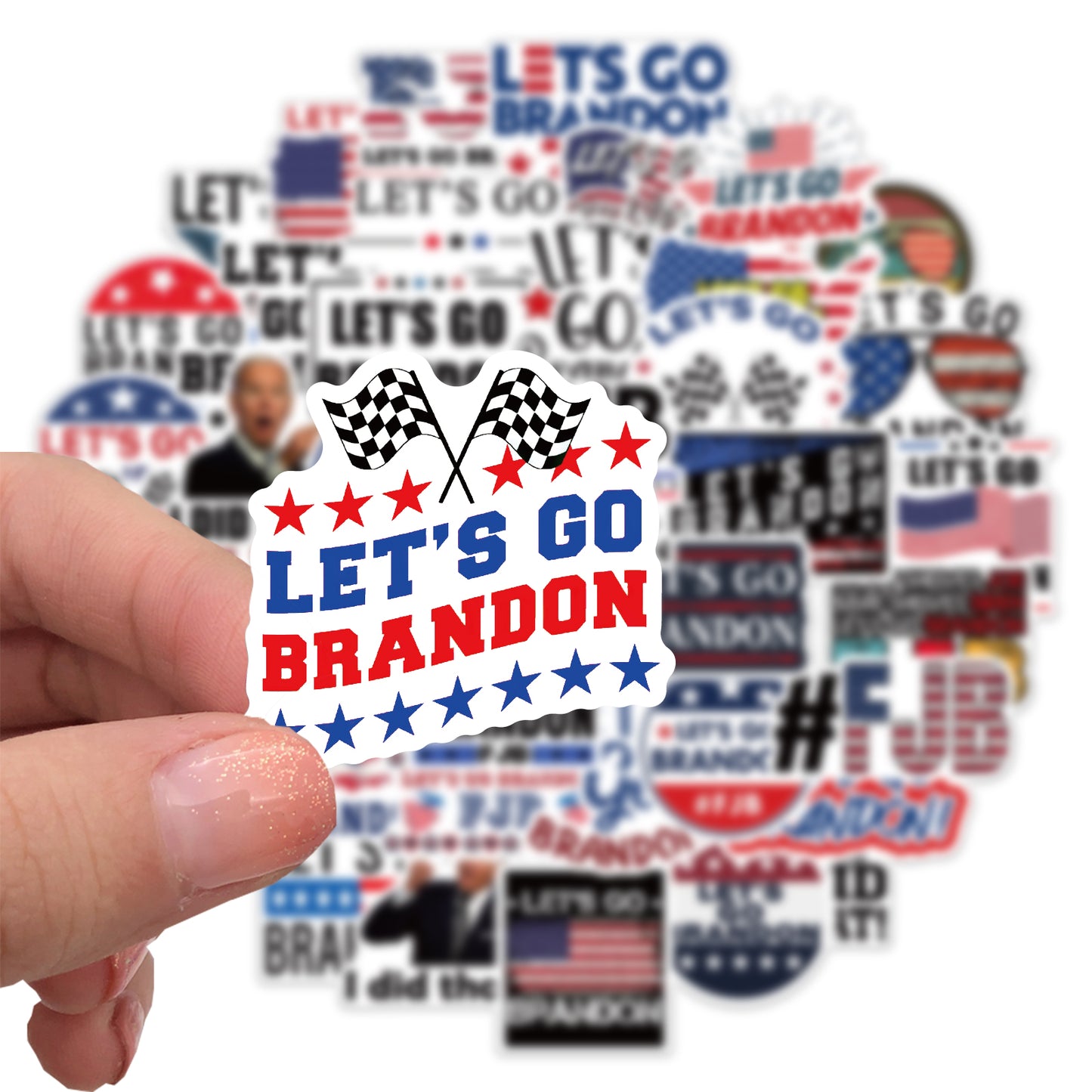 50pcs Let's Go Brandon Stickers