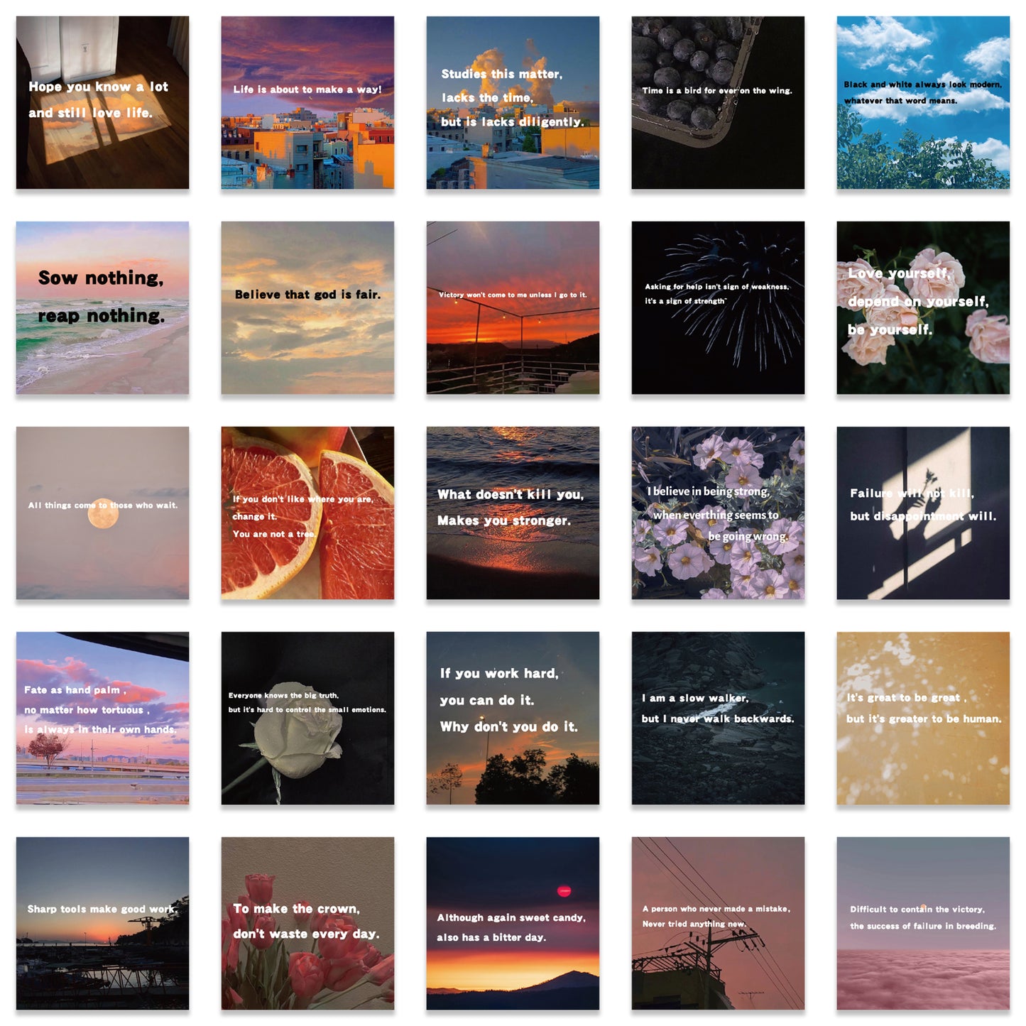 50pcs Landscape Stickers