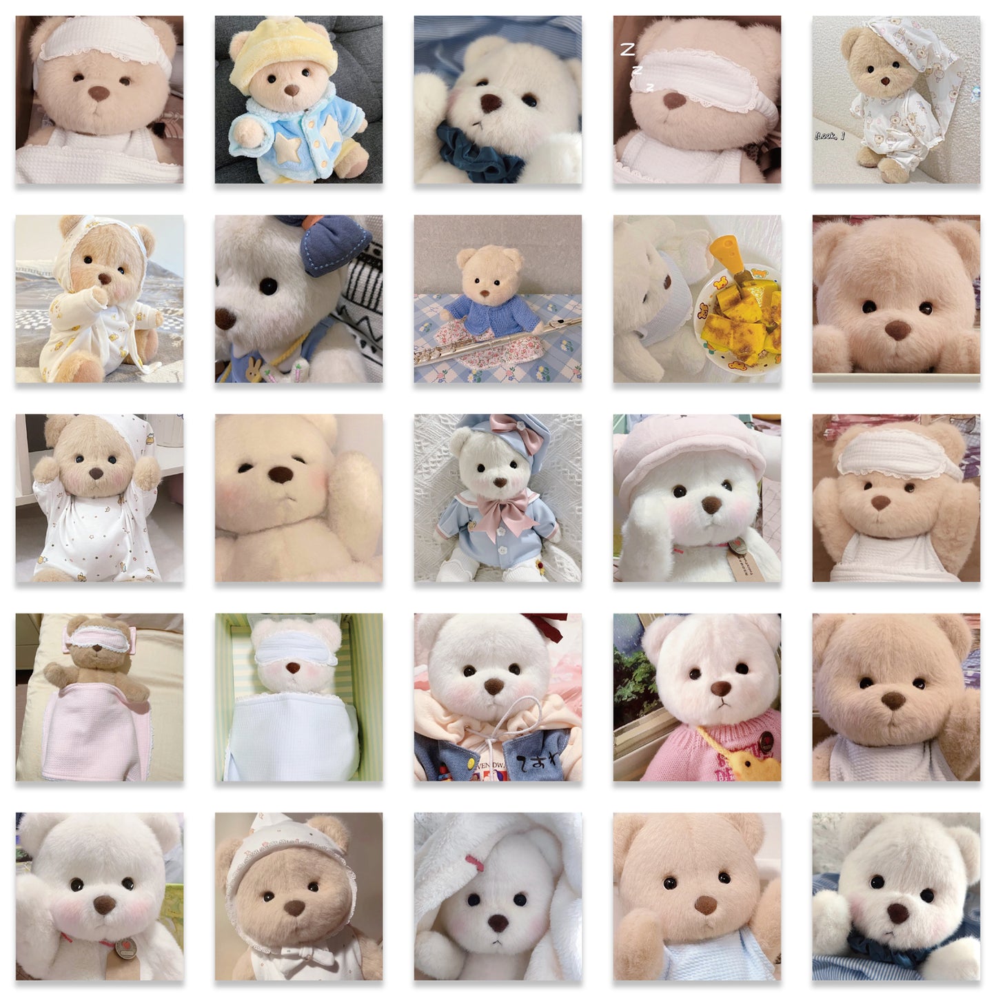 50pcs Teddy Tales Bear Stickers