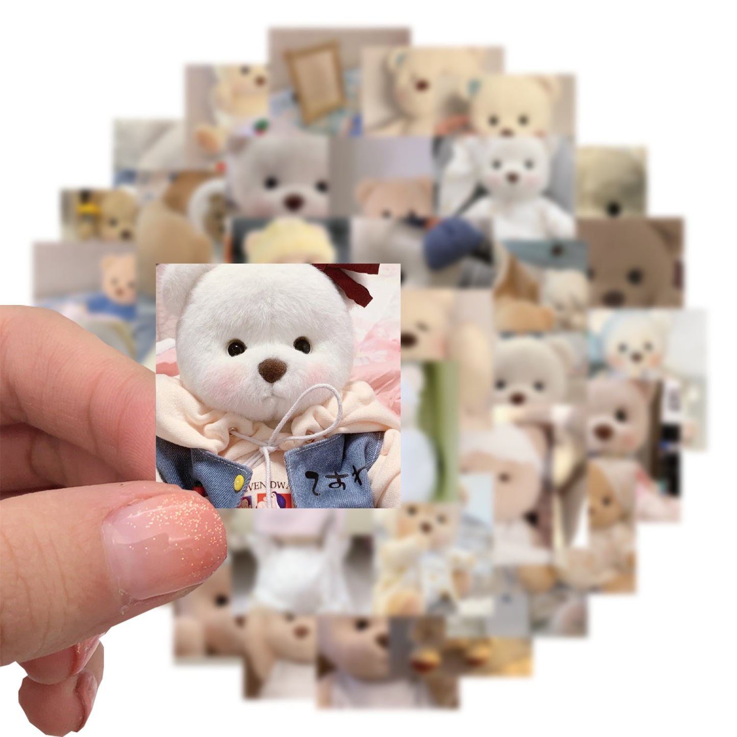 50pcs Teddy Tales Bear Stickers