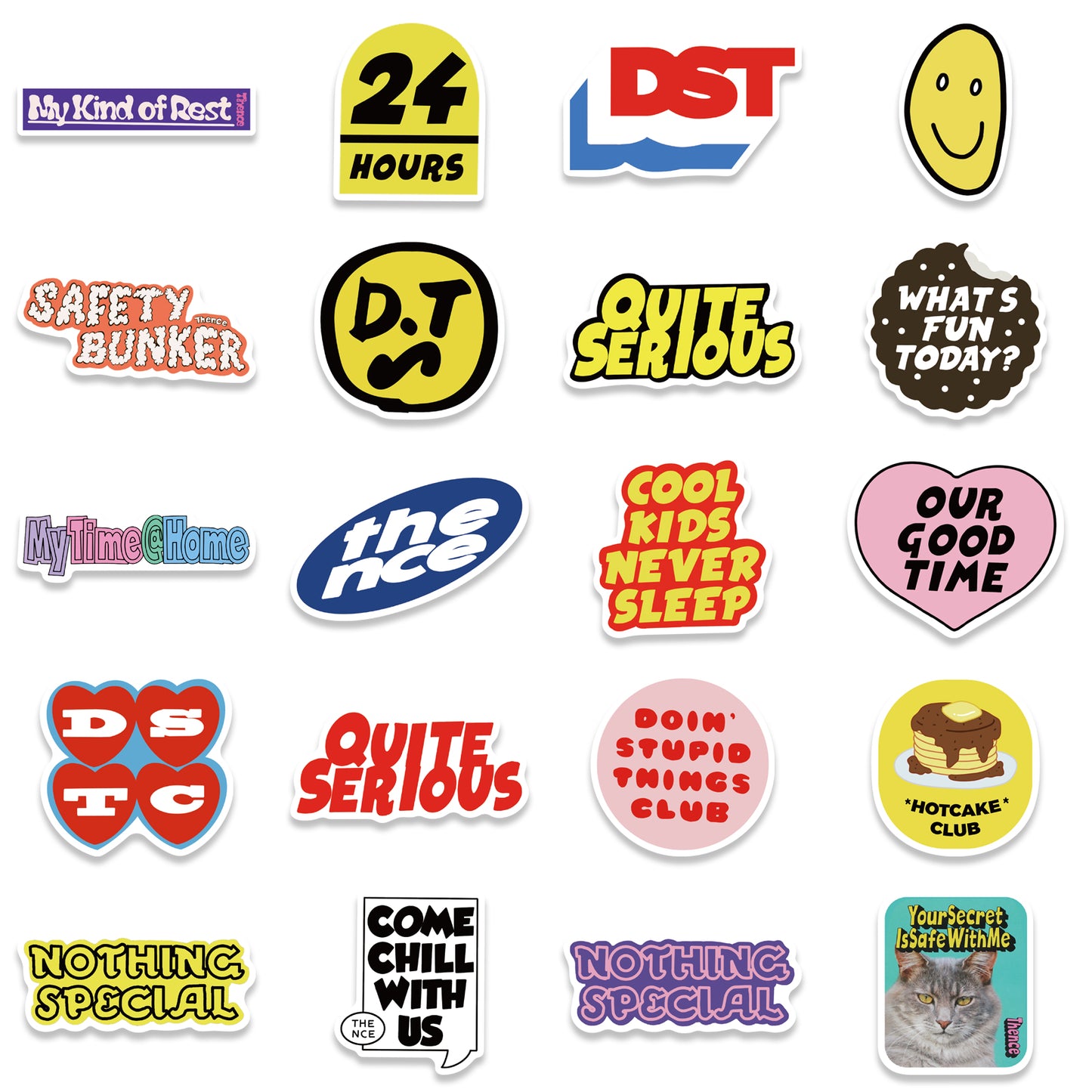 47pcs Korean Thence Stickers