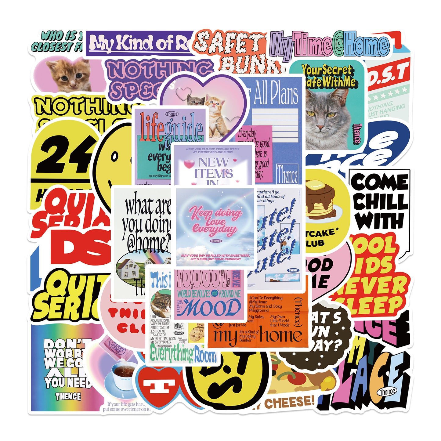 47pcs Korean Thence Stickers