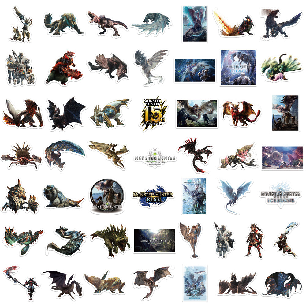 50pcs Monster Hunter 1 Stickers