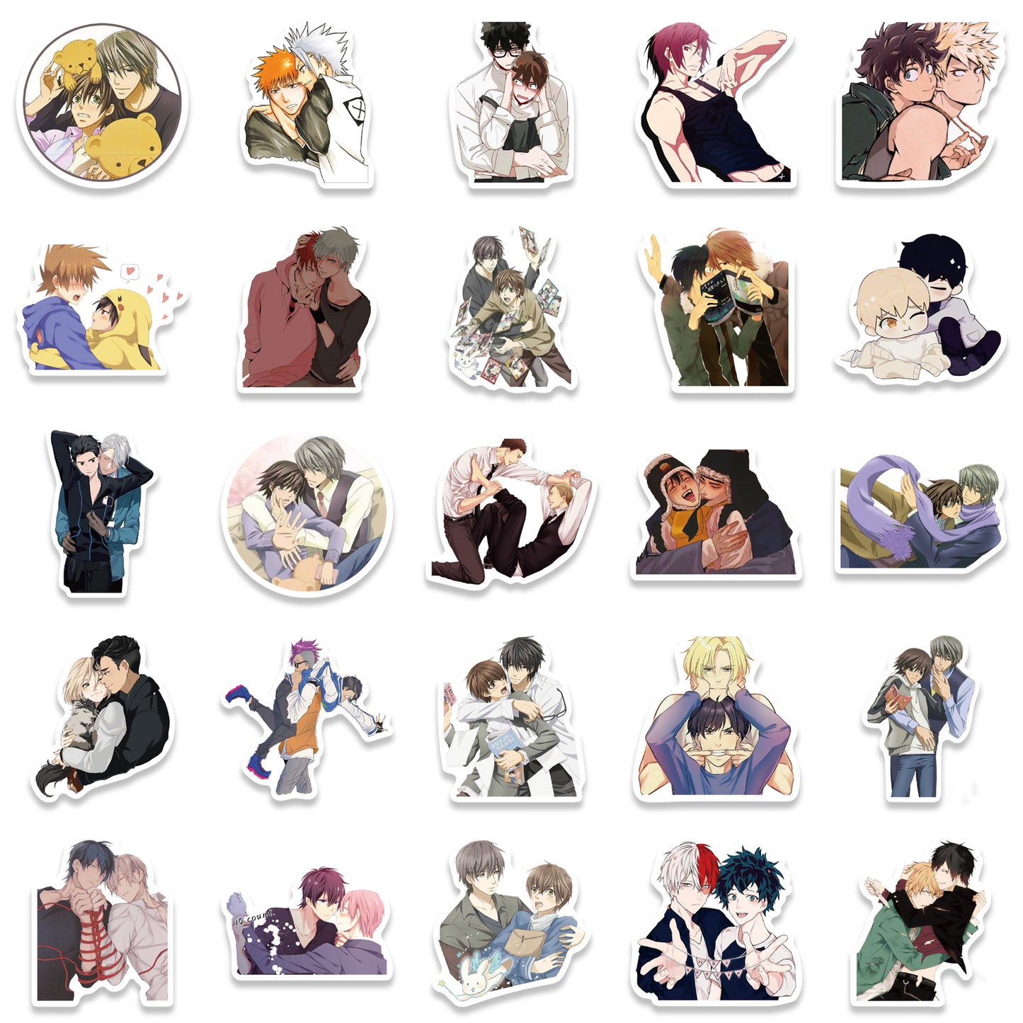 50pcs BL Yaoi Stickers