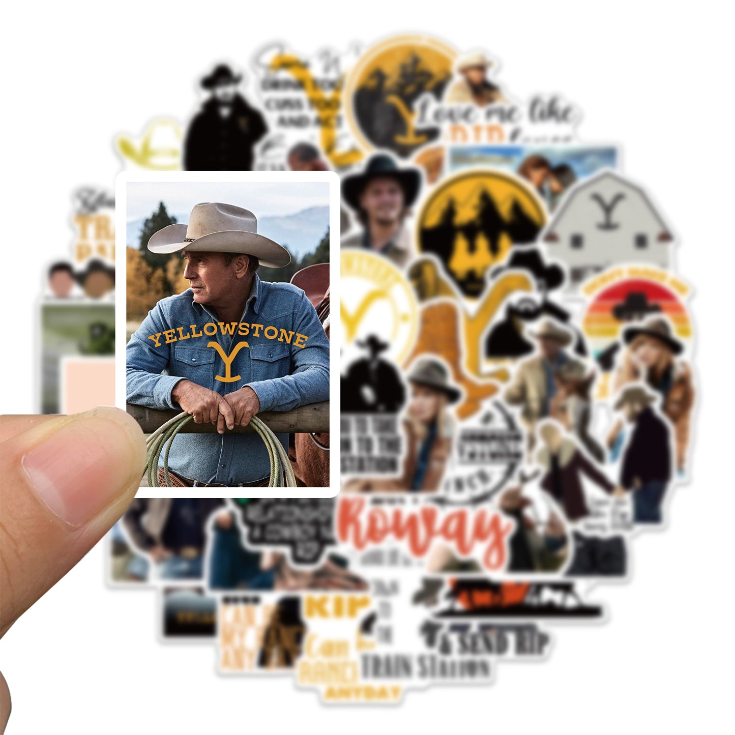 50pcs Yellowstone Stickers