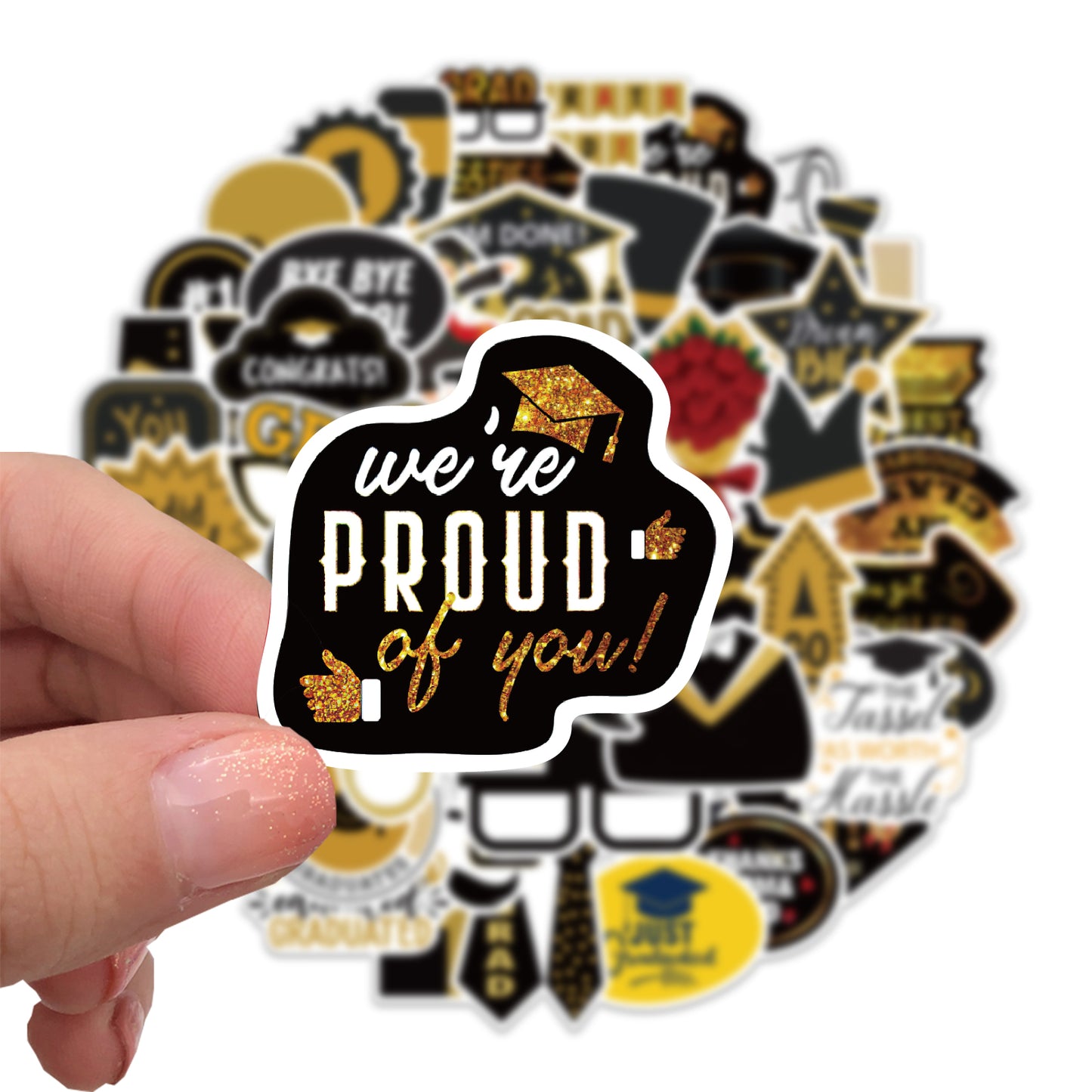 52pcs Graduation Stickers