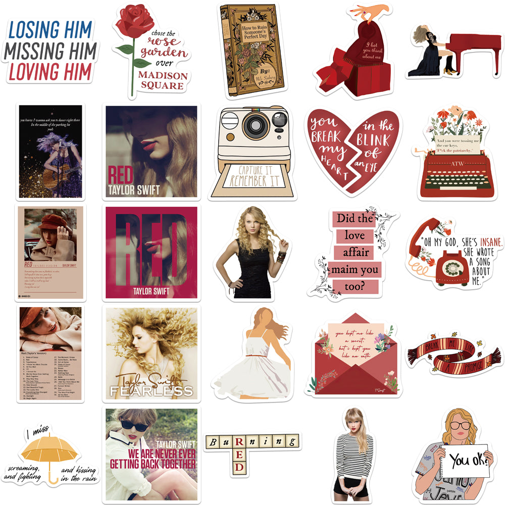 50pcs Taylor Swift 3 Stickers