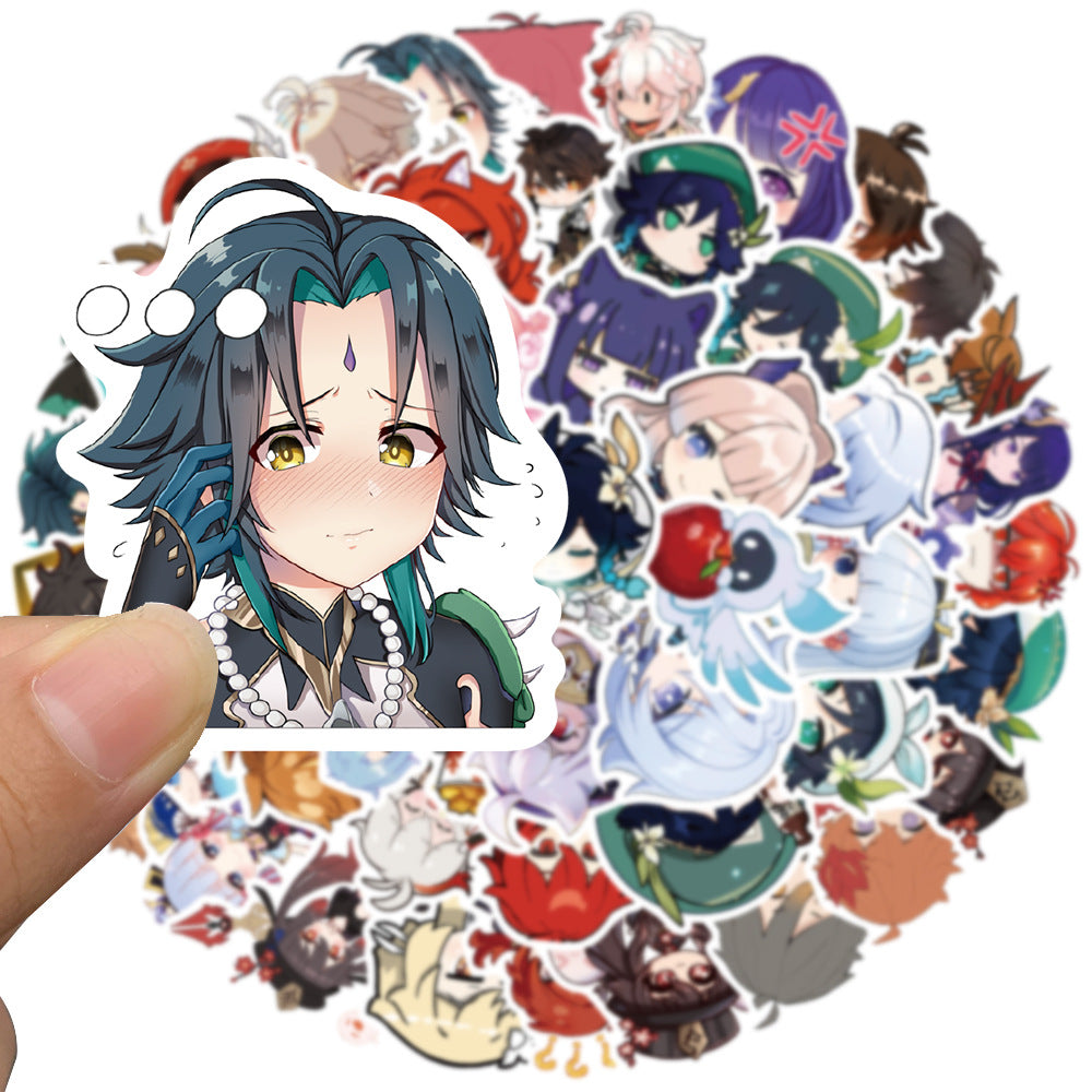 50pcs Genshin Impact Chibi 2 Stickers
