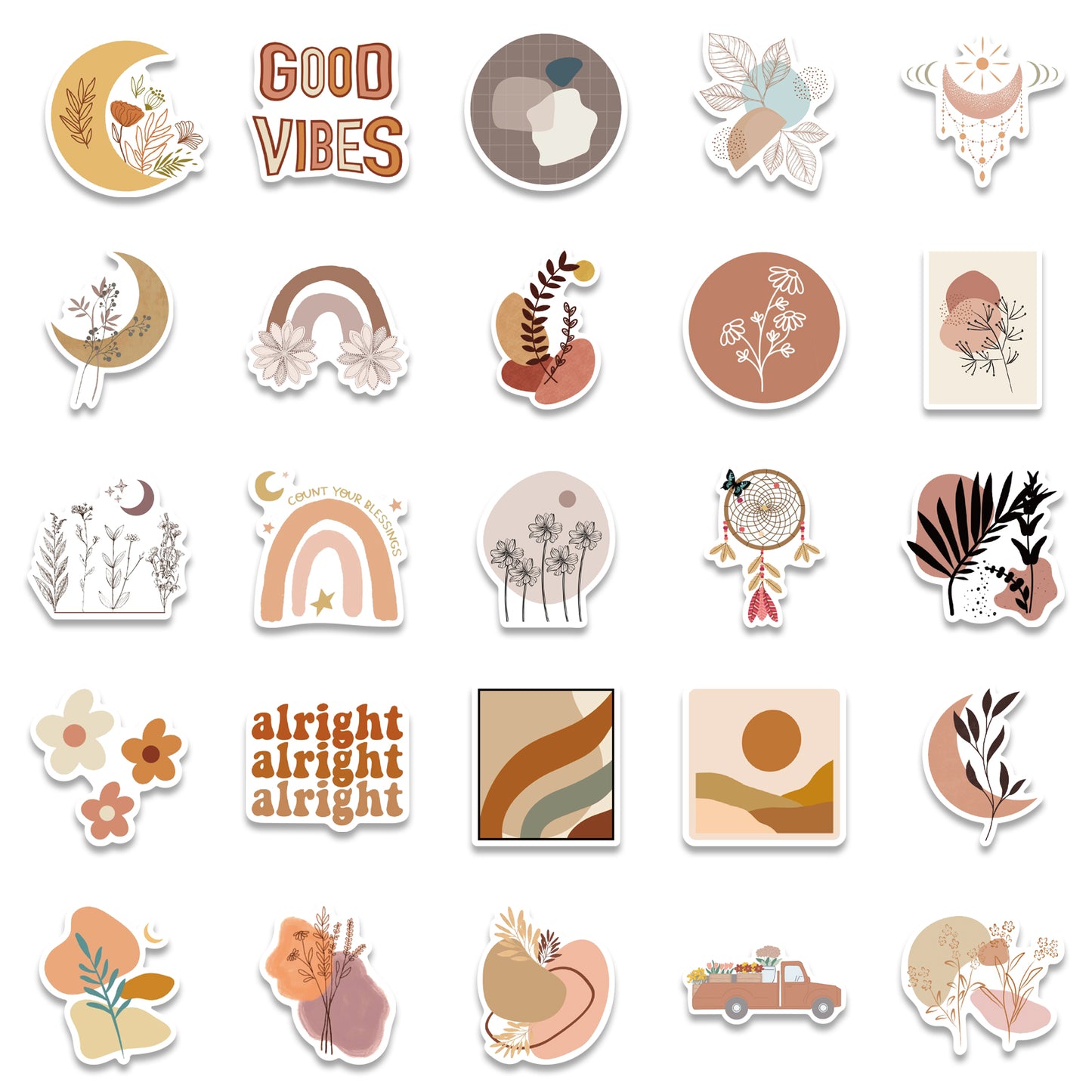 50pcs Bohemia 2 Stickers