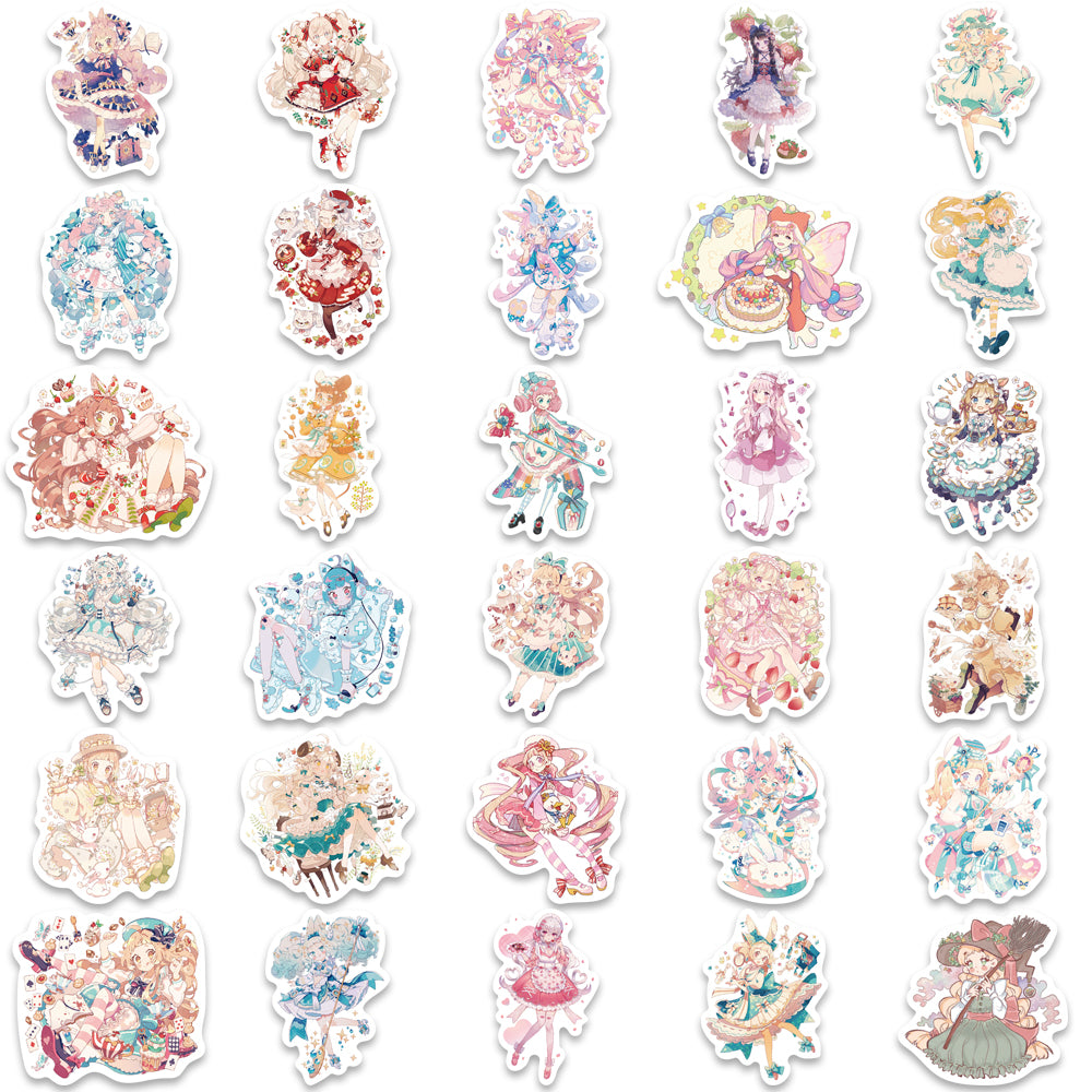61pcs Black White Words Stickers