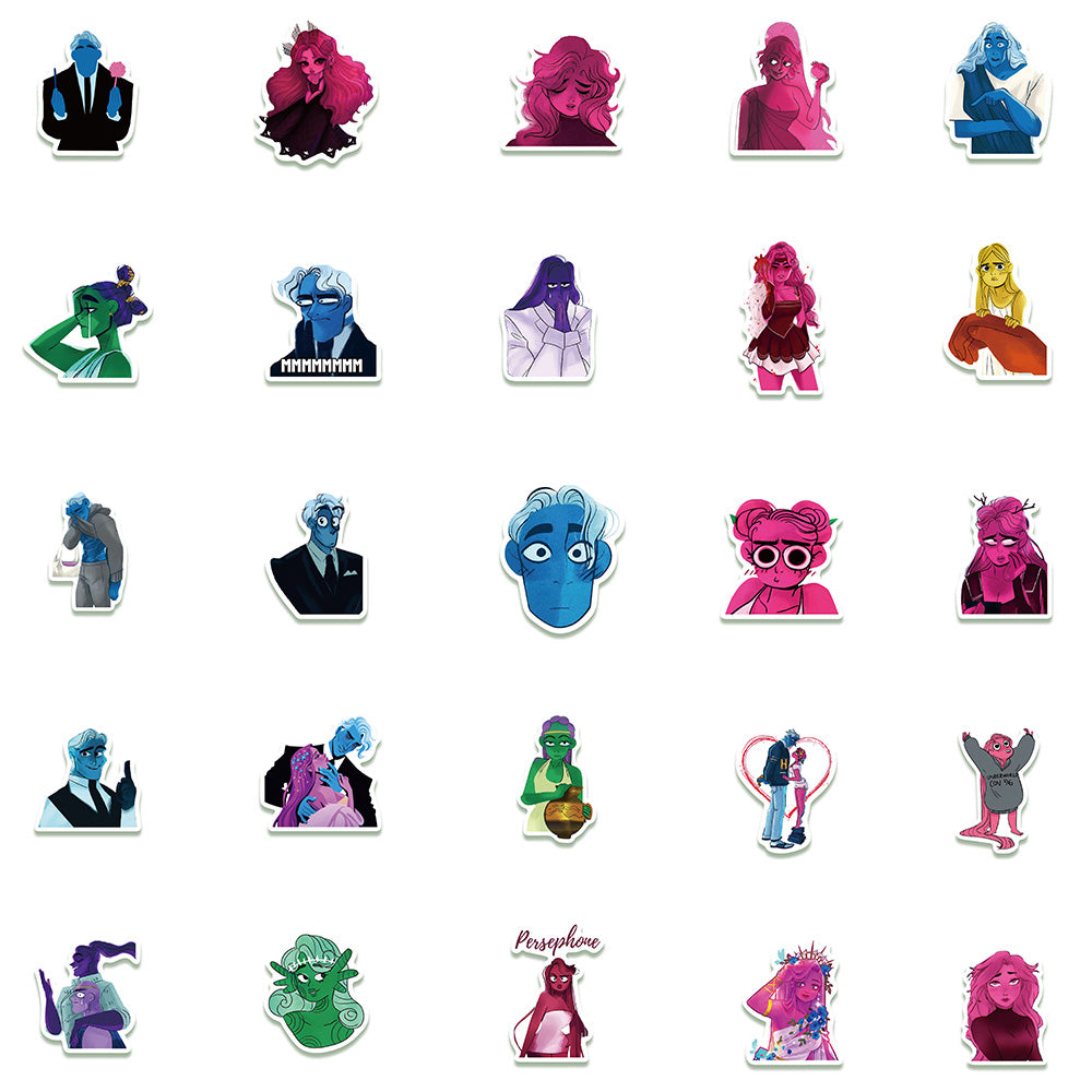 50pcs Lore Olympus TV Series Cartoon Stickers