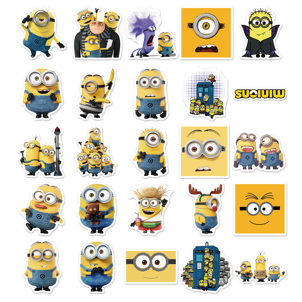 50pcs Minions 2 Cute Cartoon Movie Stickers