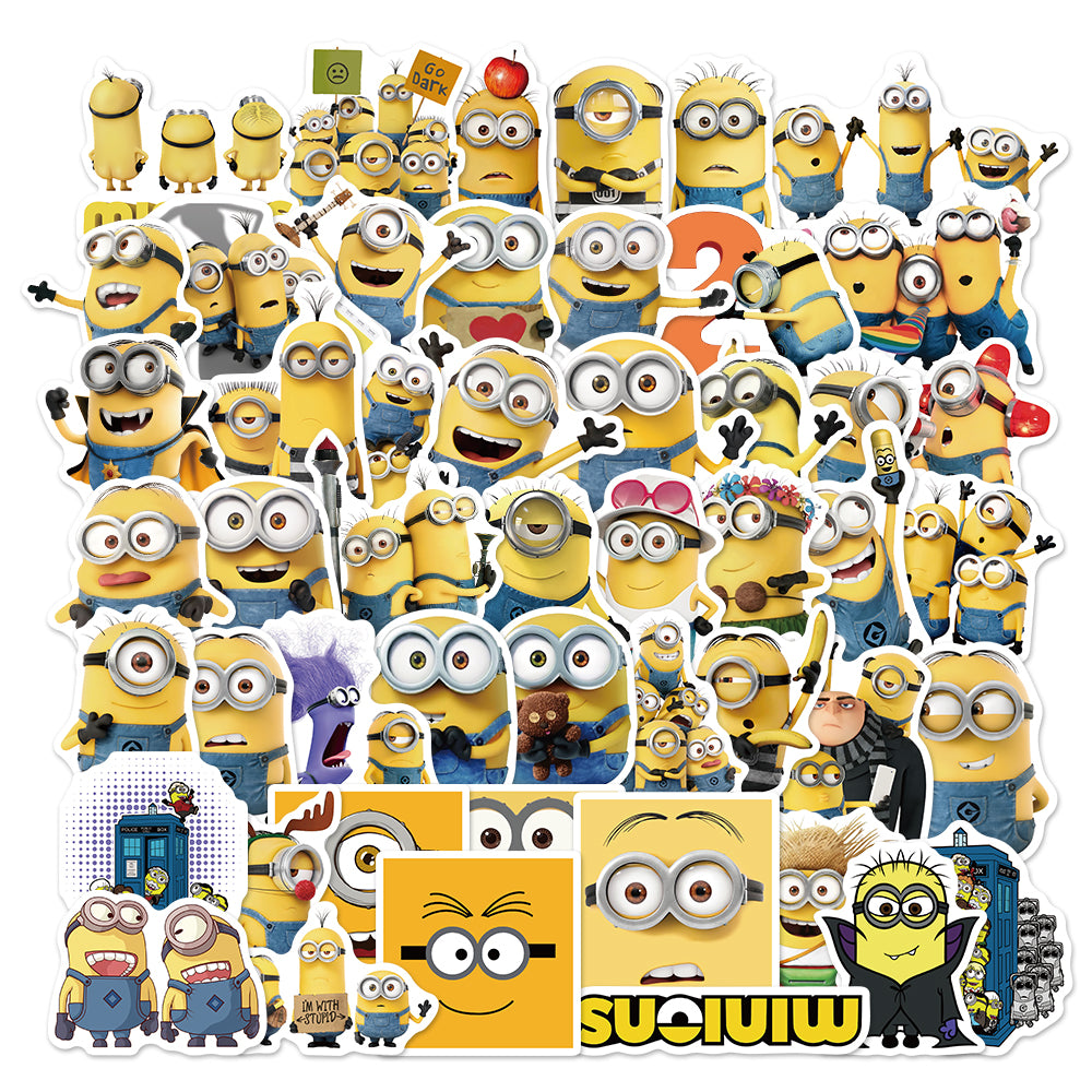 50pcs Minions 2 Cute Cartoon Movie Stickers
