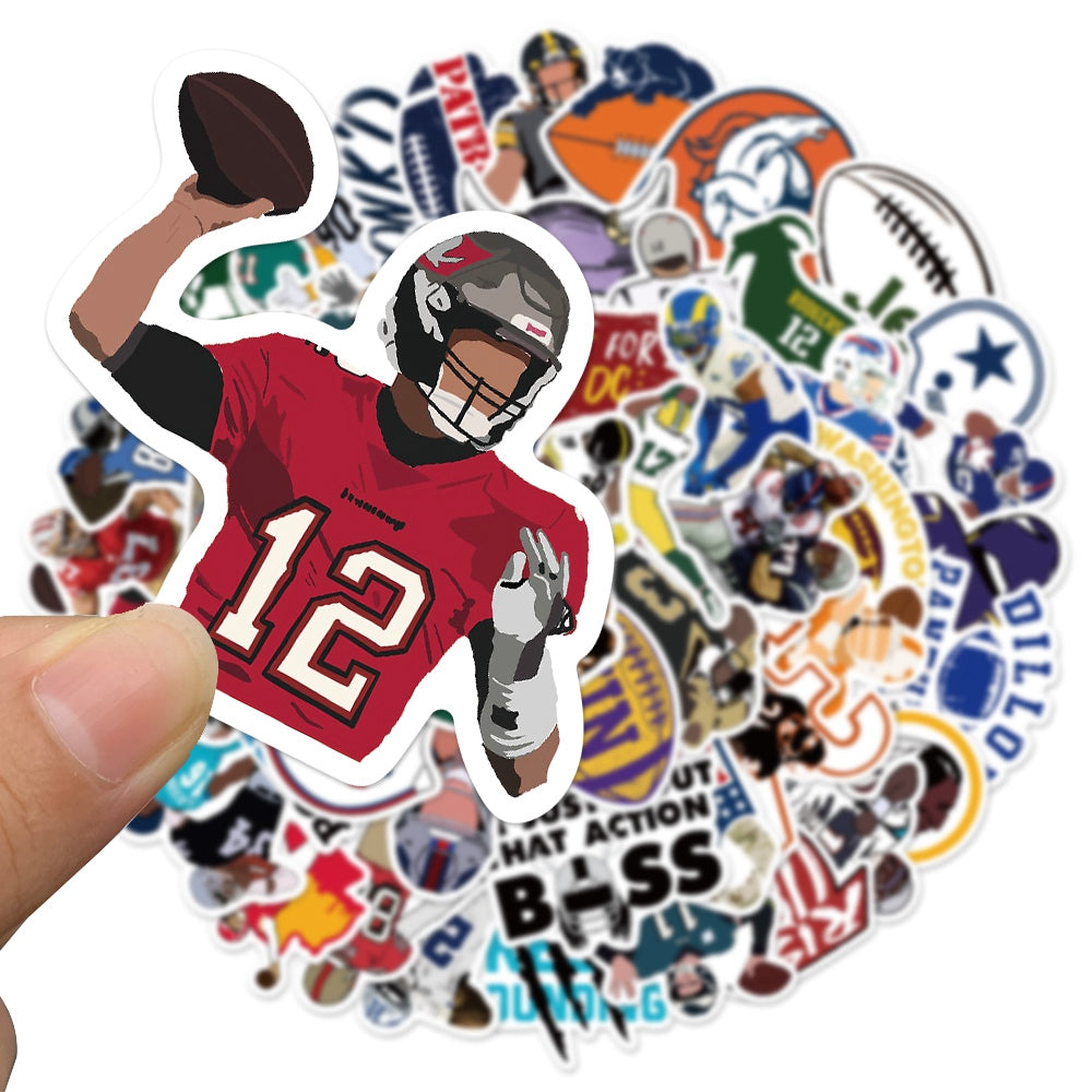 50pcs Rugby 2 Sports Dillon Panthers Stickers