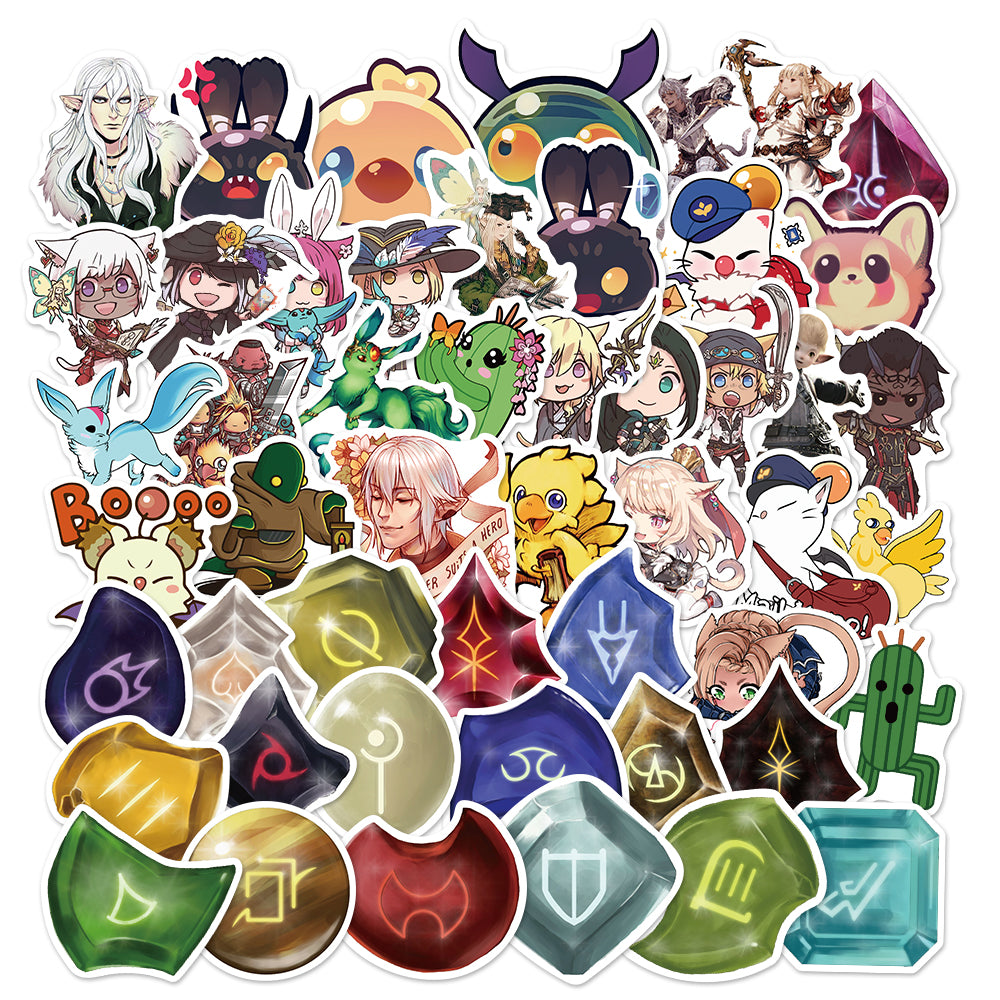 50pcs Final Fantasy RPG Game Stickers