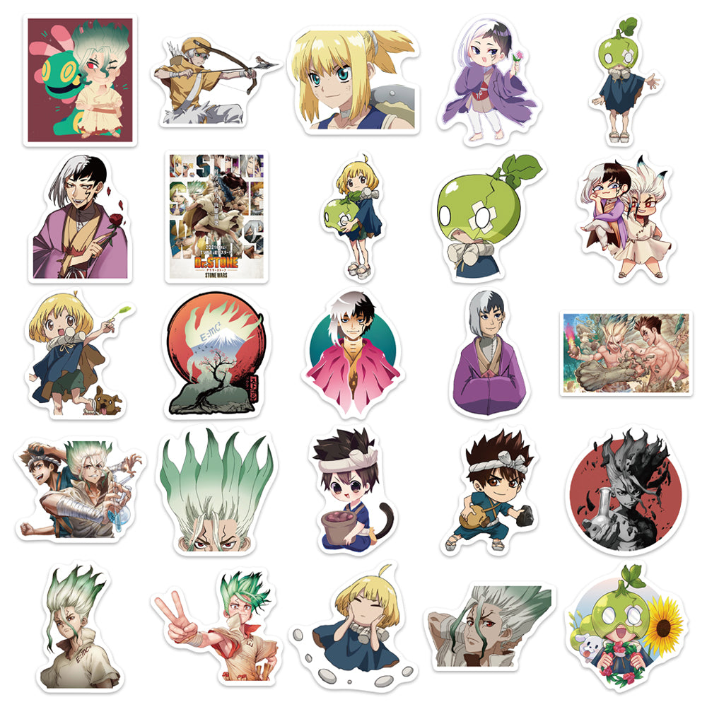 50pcs Dr. Stone Stone Wars 1 Japan Anime Stickers