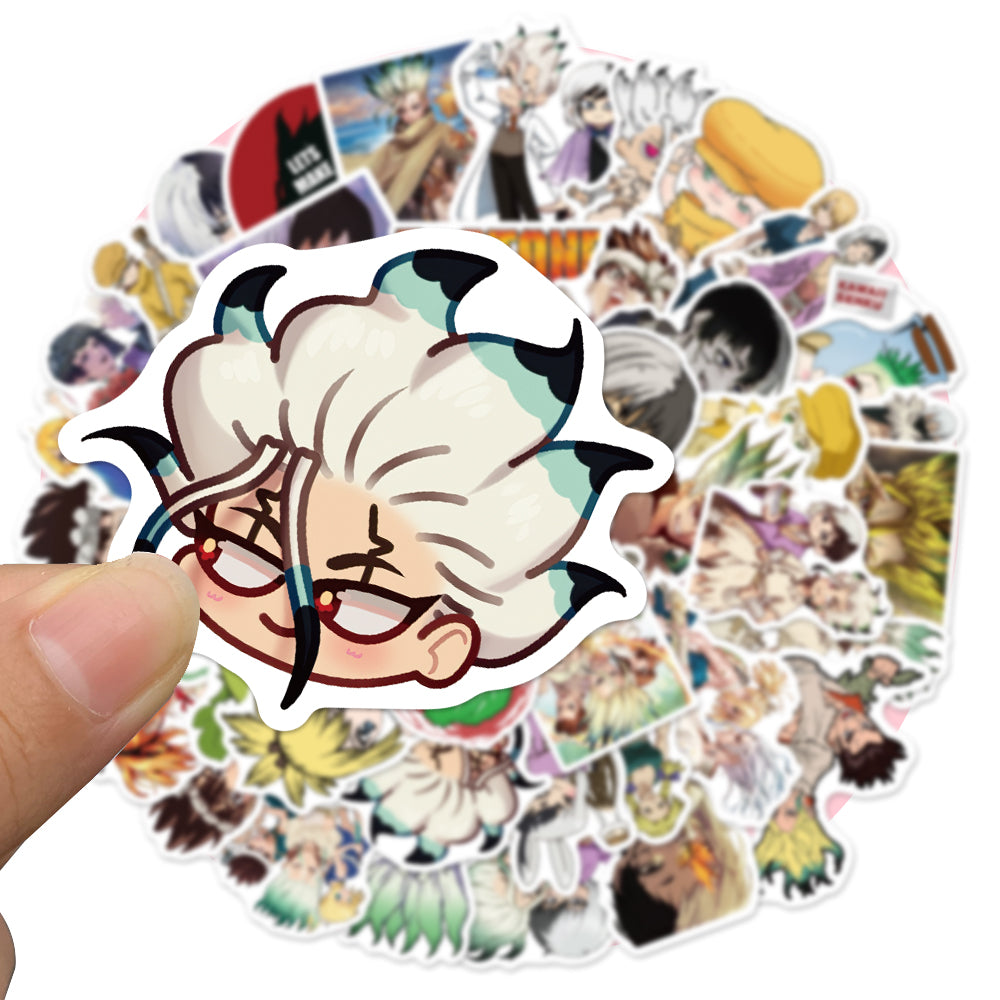 50pcs Dr. Stone Stone Wars 2 Japan Anime Stickers