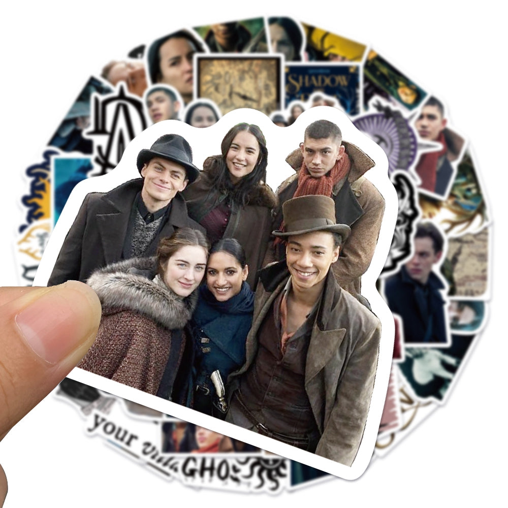 50pcs Shadow and Bone Fantasy Romance TV Show Stickers