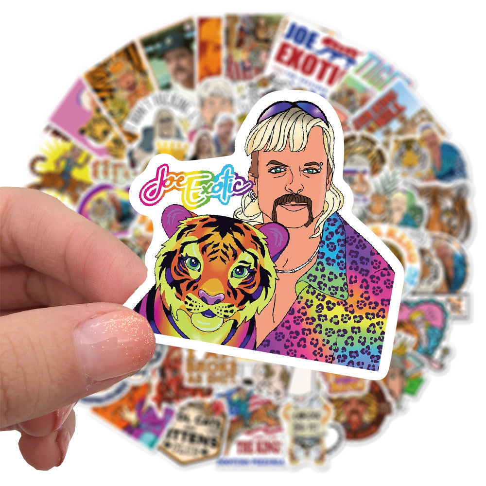 50pcs Tiger King Stickers