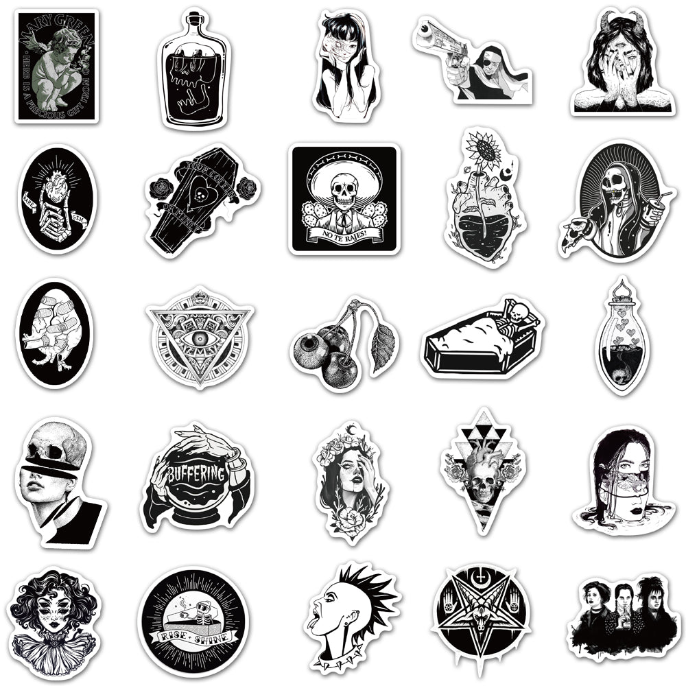 50pcs Art Gothique 1 Stickers