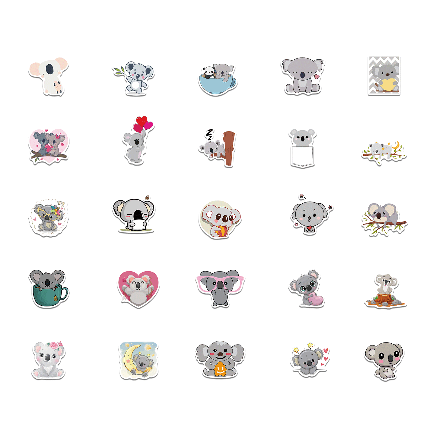 50pcs Koala 1 Stickers