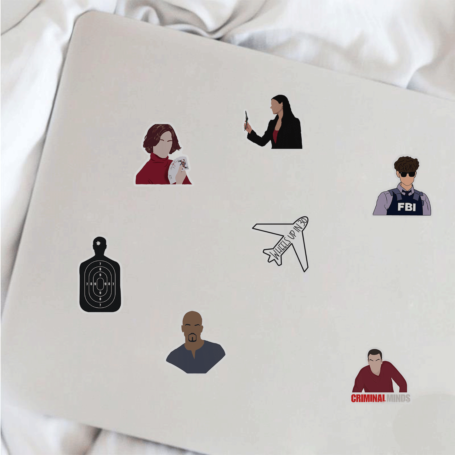 50pcs Criminal Minds Stickers