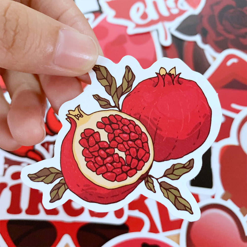 50pcs Red INS Stickers