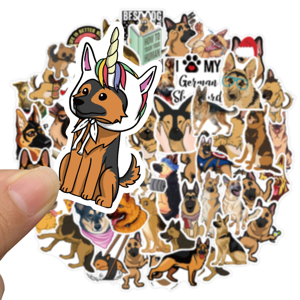 50pcs Shepherd Dog Stickers