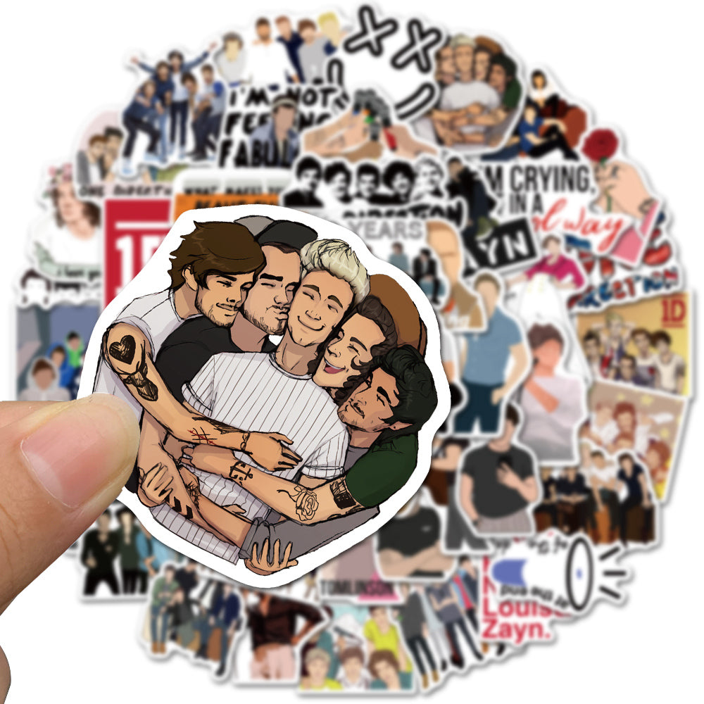 50pcs One Direction 1 Stickers