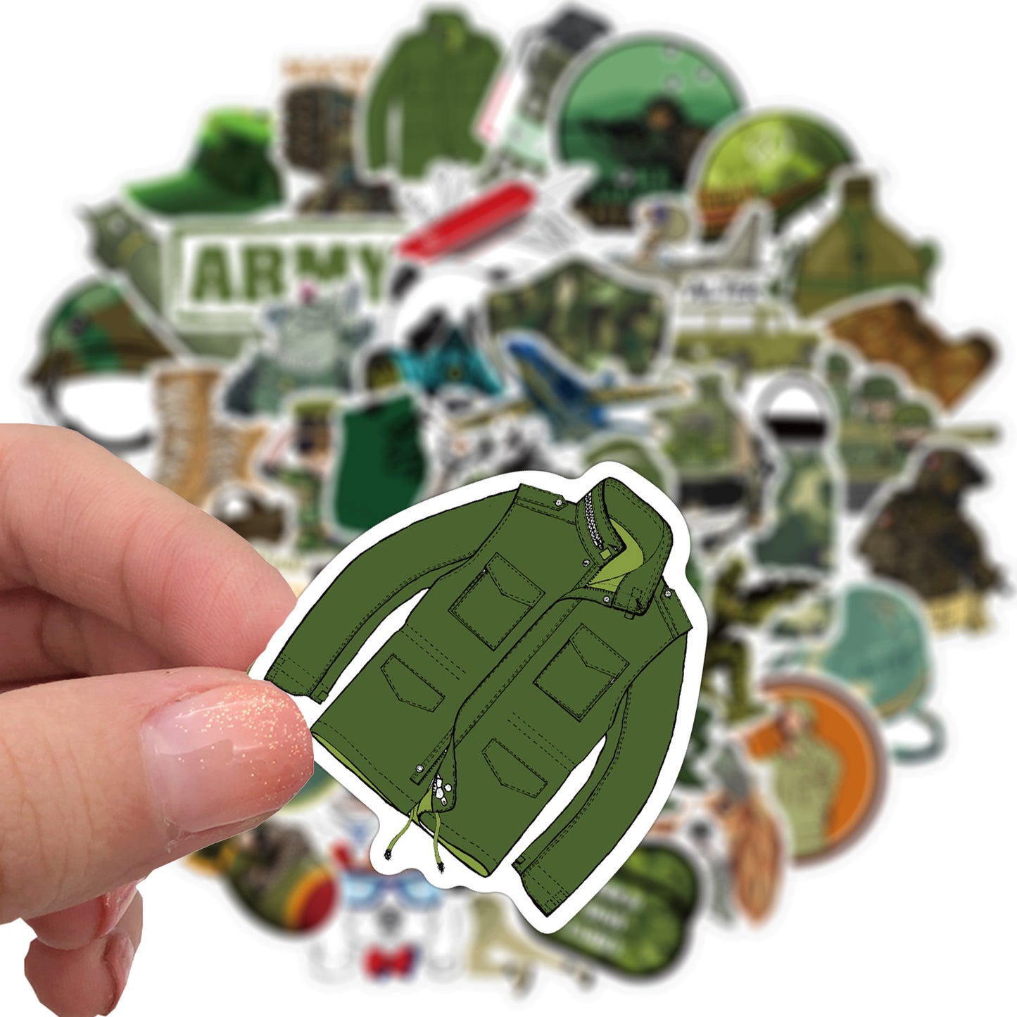 50pcs Military Army Boys Stickers