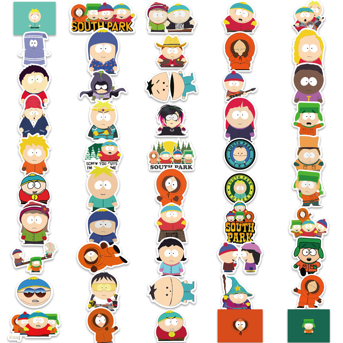 100pcs South Park Stickers