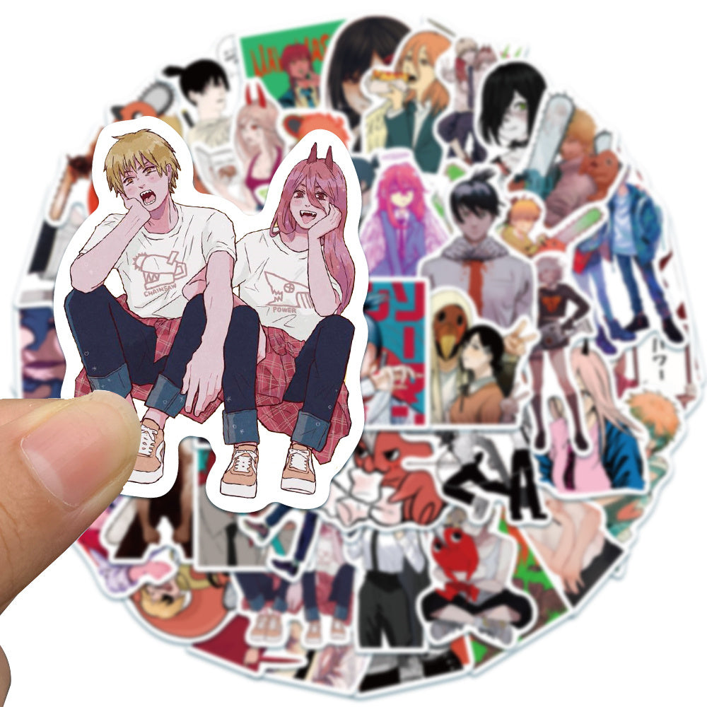 100pcs Chainsaw Man Stickers