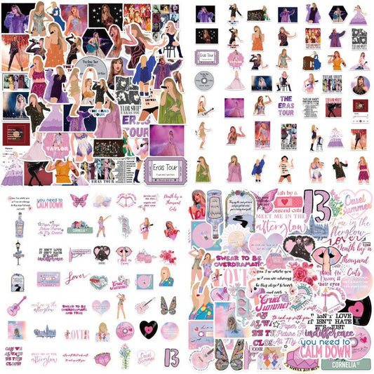 100pcs Taylor Swift 4 Stickers Music Singer