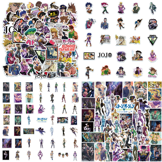 100pcs JoJo's Bizarre Adventure Stickers