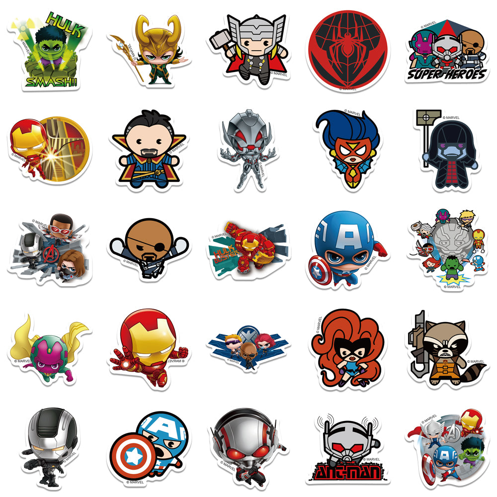 50pcs Avengers 3 Stickers