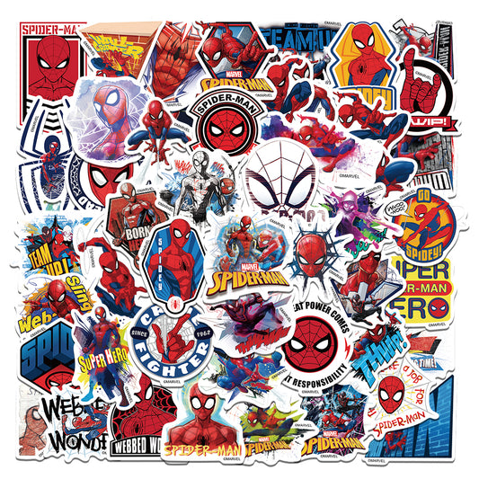 50pcs Spider Man Stickers