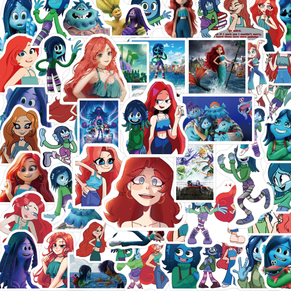 50pcs Ruby Gillman Stickers Action Comedy Animation