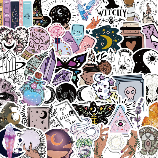 50pcs Boho Witchy 2 Stickers