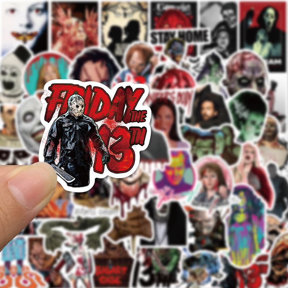 50pcs Horror Movie Collection 2 Stickers