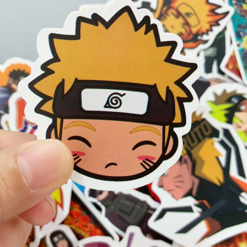 100pcs Naruto & One Piece Stickers