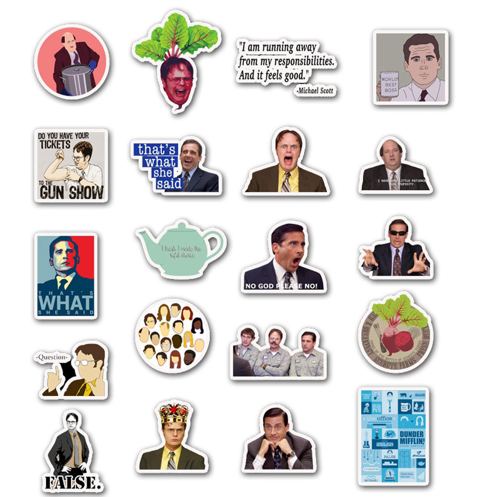 100pcs Comedy TV Shows Stickers